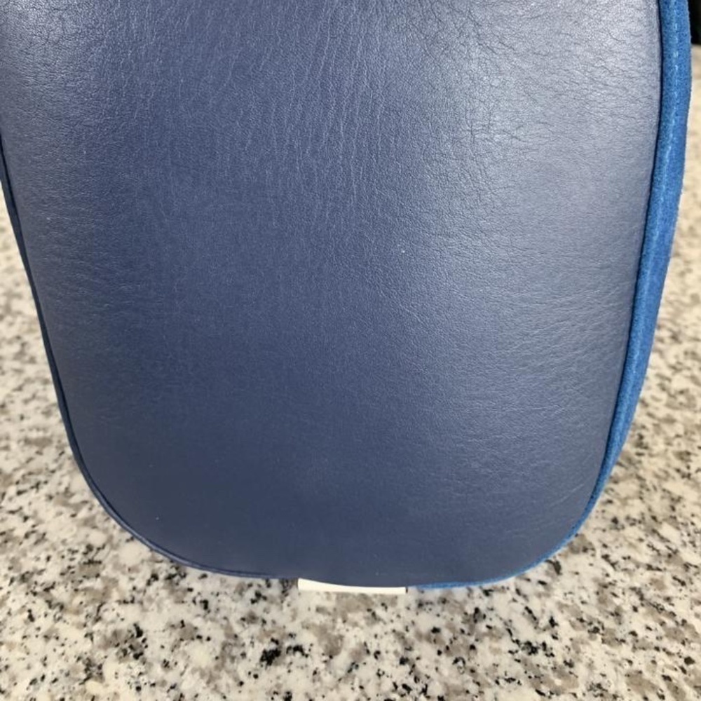 Rag & Bone Bucket Bag Nappa Leather/Suede w/adjustable Shoulder Strap Deep Blue - Picture 16 of 16